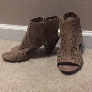 Vince Camuto perforated booties